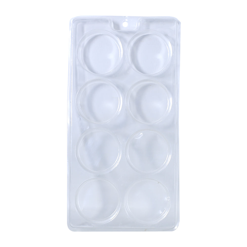 Oreo Shape Acrylic And Chocolate Mold 8 Cavity 2Pcs Set