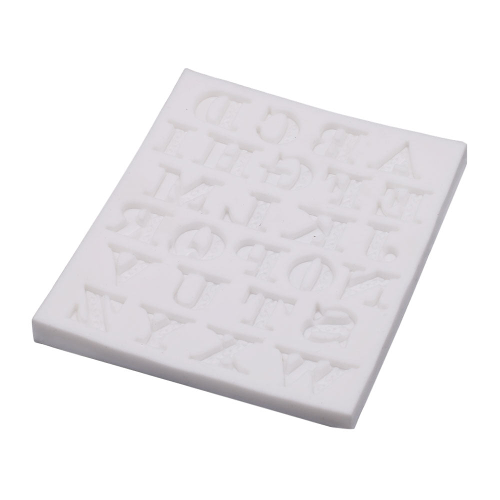 Uppercase A-Z Alphabet Silicone Fondant Mold