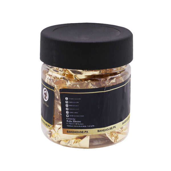Bake House Non Edible Golden Flakes 2gm (Just For Decoration)