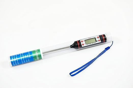 Digital Food Kitchen Thermometer with Plastic Box (TP-101)