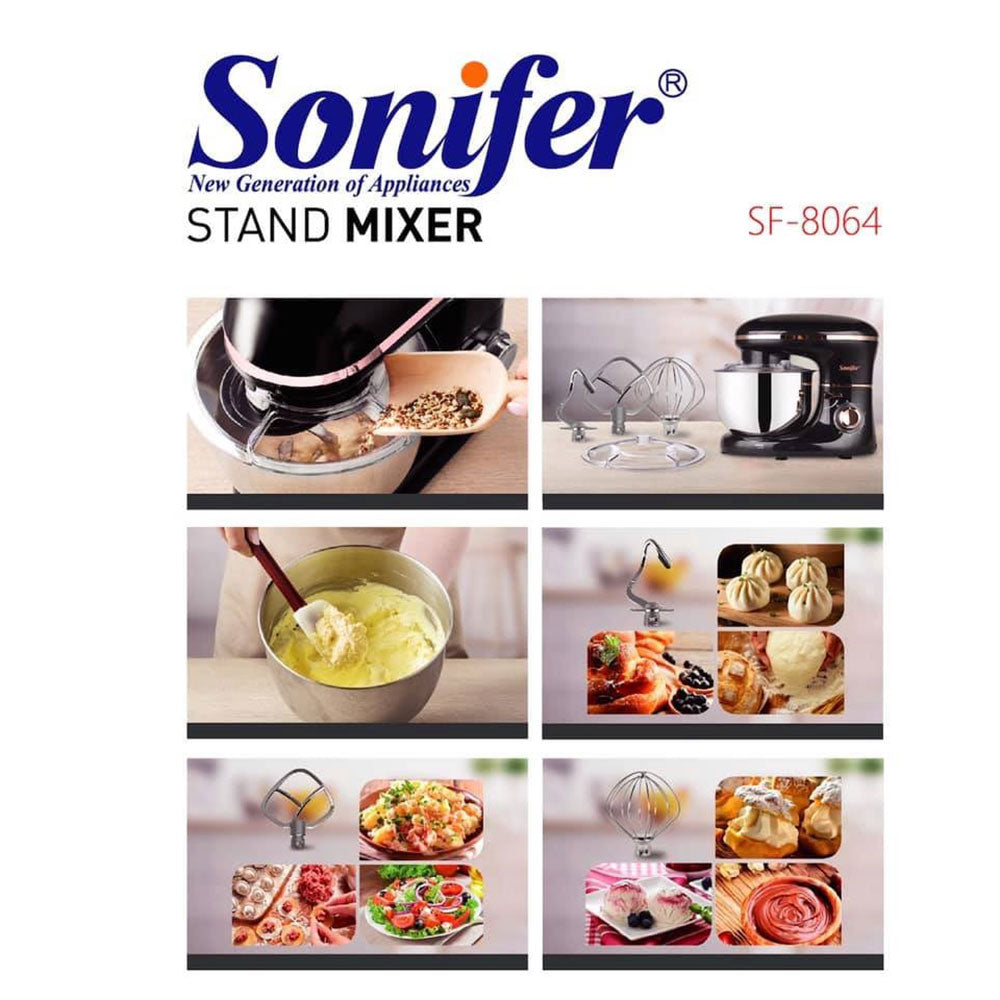 Sonifer 5.5Litre Bowl Stand Mixer SF-8064