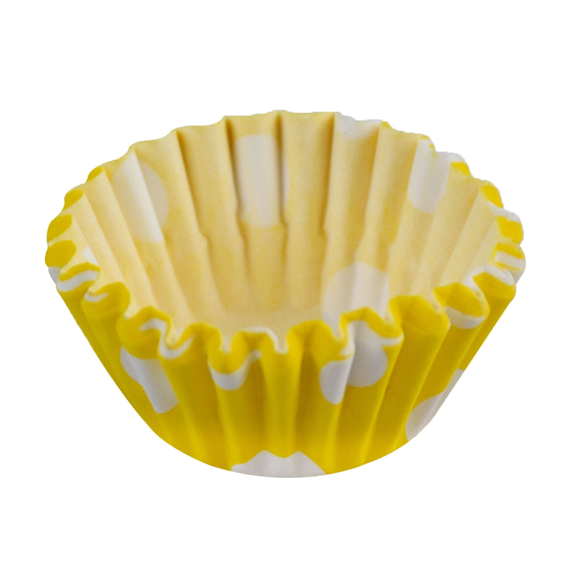 1000 Pcs Mini Yellow & White Cupcake Liners 3.5cm