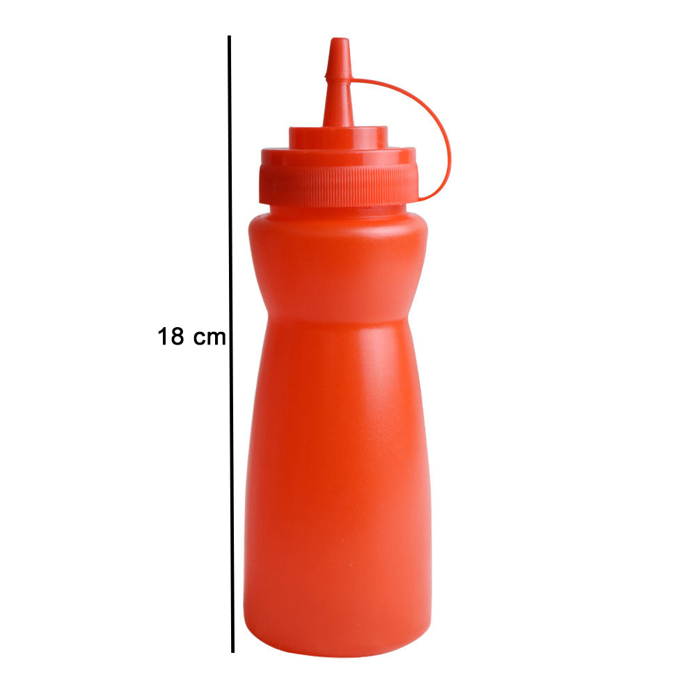 Sauce Ketchup Squeeze Plastic Bottle with Nozzle 18cm