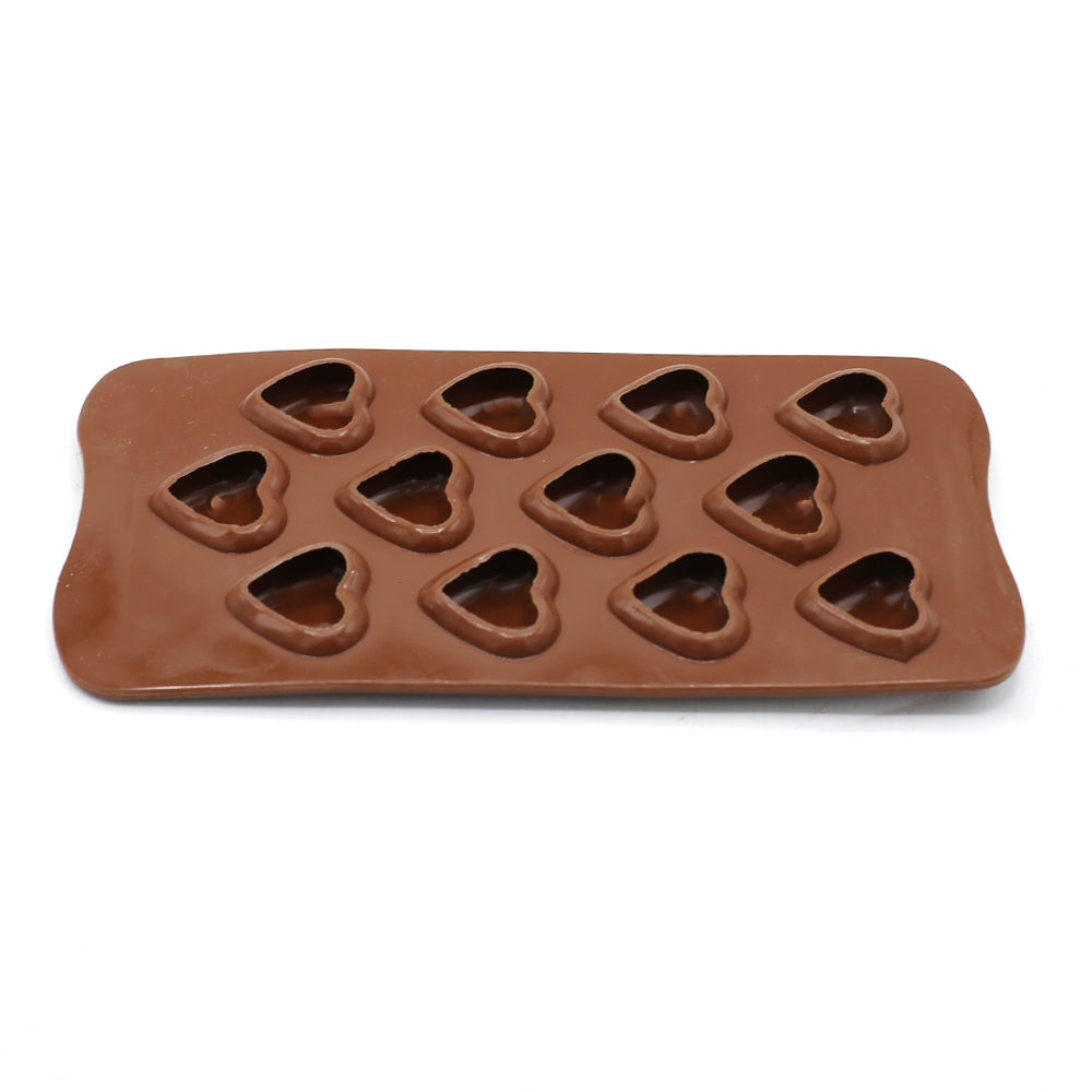 Haert Shape Chocolate Mold 12 Cavity