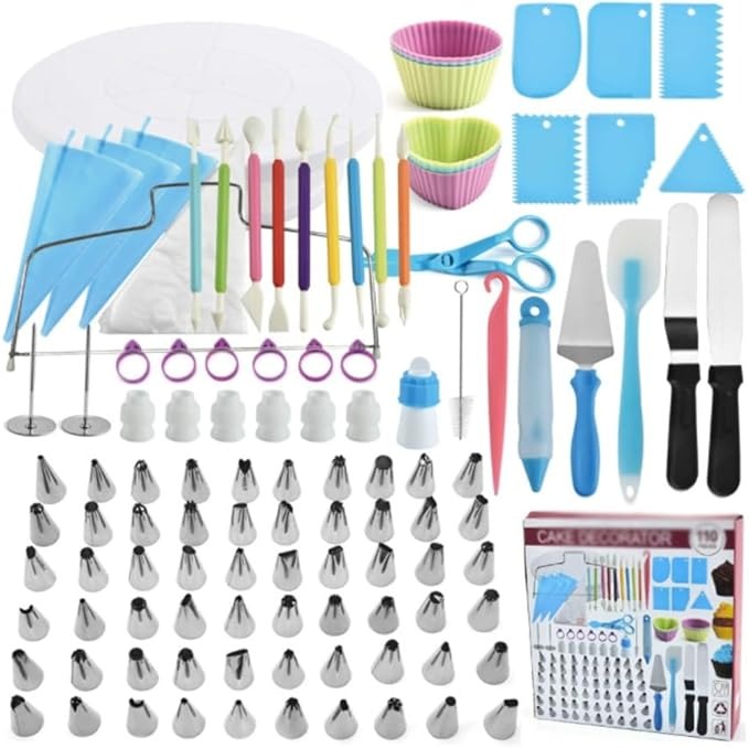 Cake Decorating & Baking Deal 110-Pieces Set