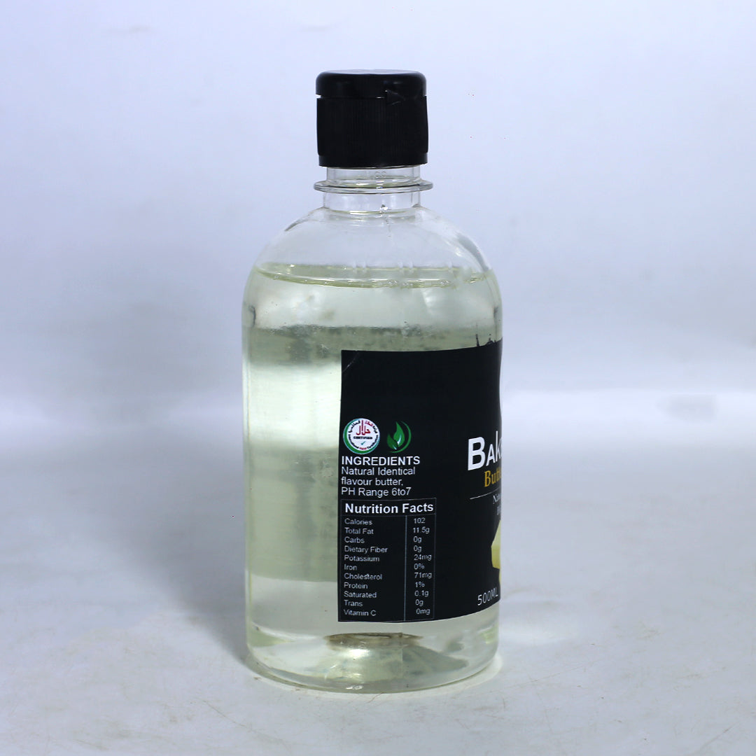 Bakearome Butter Flavour 500ML Bottle