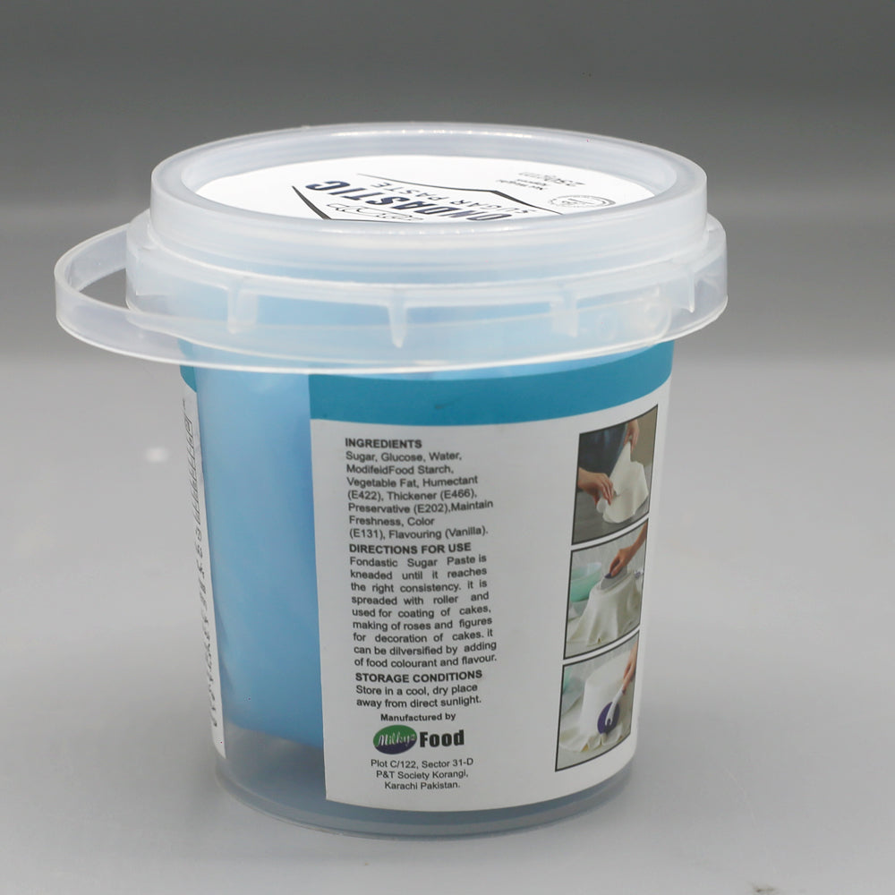 Milkyz Food Fondastic Sky Blue Fondant Sugar Paste 250gm