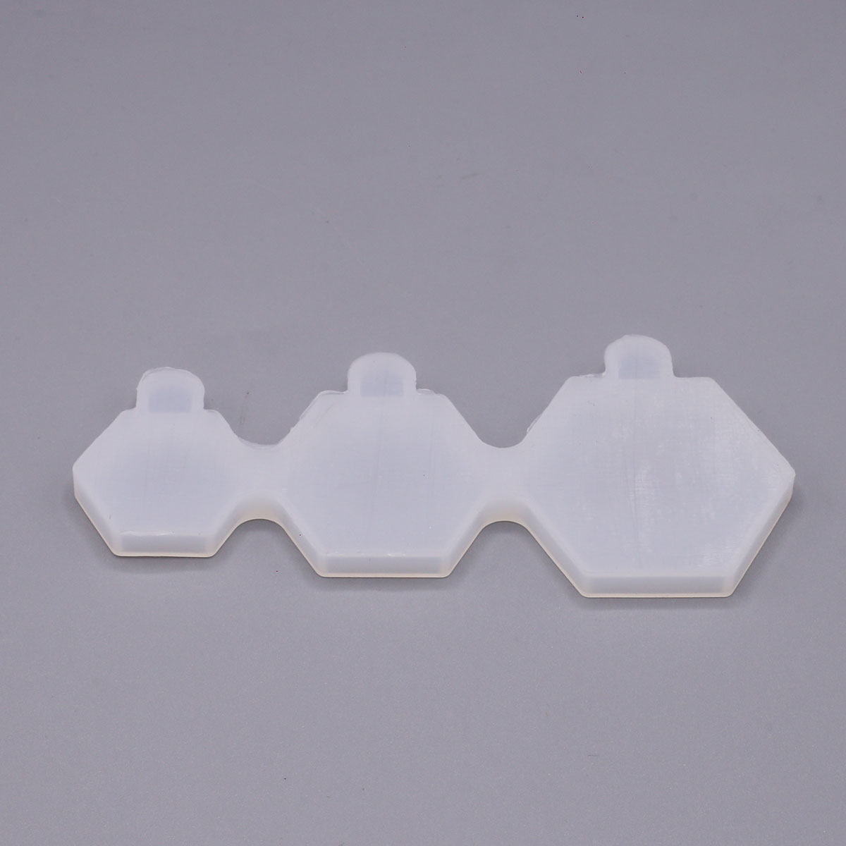 Hexagon Shape Silicone Lollipop Mold 3 Cavity