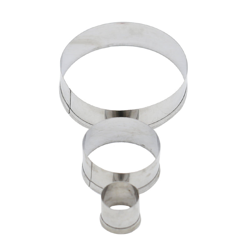 Mini Round Cookie Cutter 3Pcs Set
