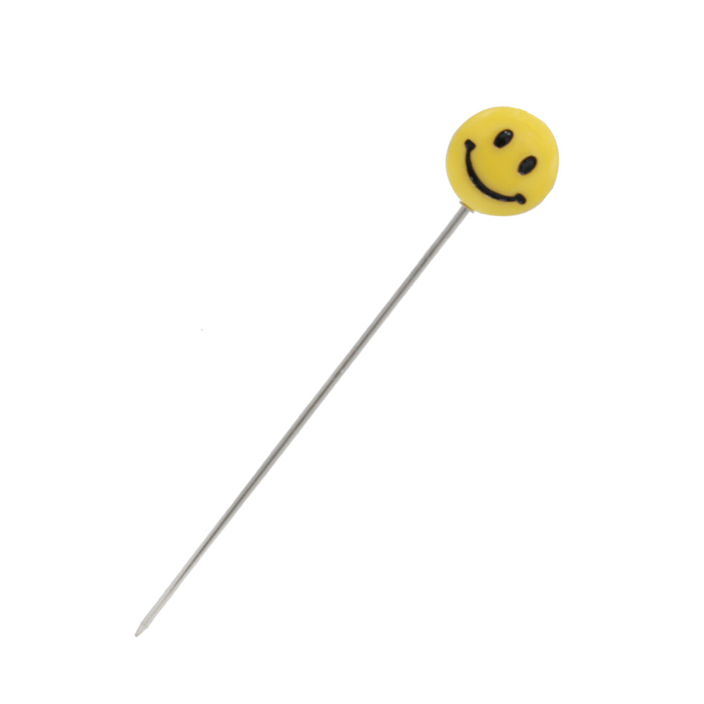 Smiley Face Cake Tester Stainless Steel With Plastic Handle