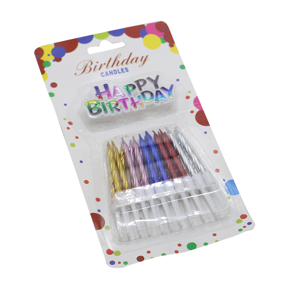 Multicolor Happy Birthday Candle 20Pcs Set
