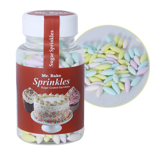 MR Bake Confetti Egg Mix Sprinkles (Multicolor) – 90g Jar