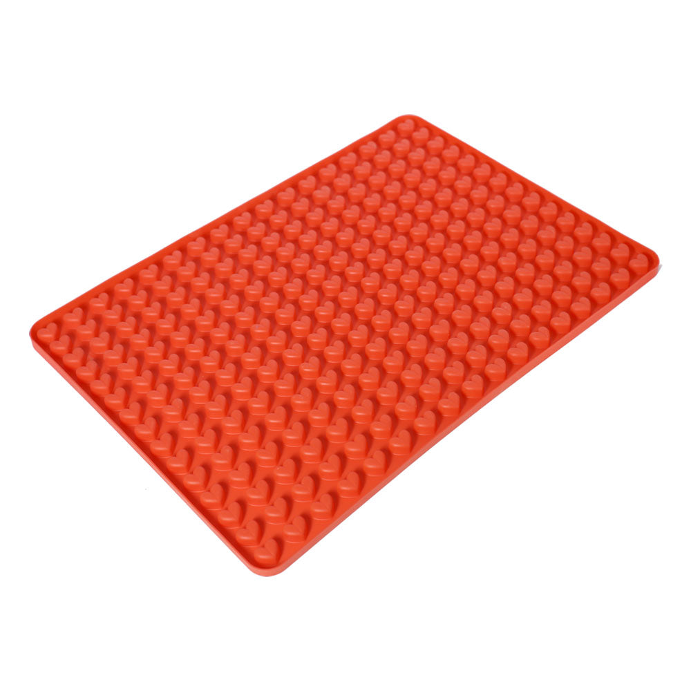 Mini Heart Silicone Cake Baking Mold 255 Cavity