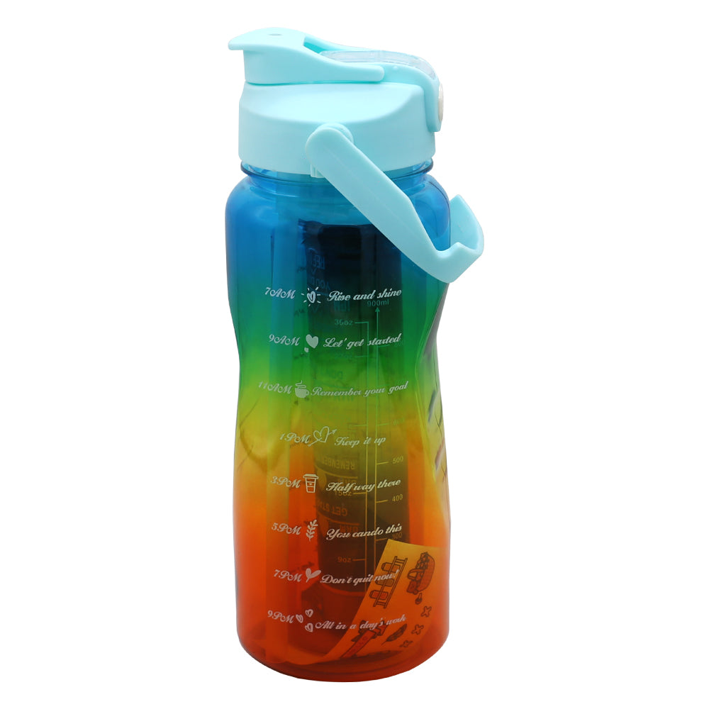 Motivational Gradient Water Bottle 3Pcs Set