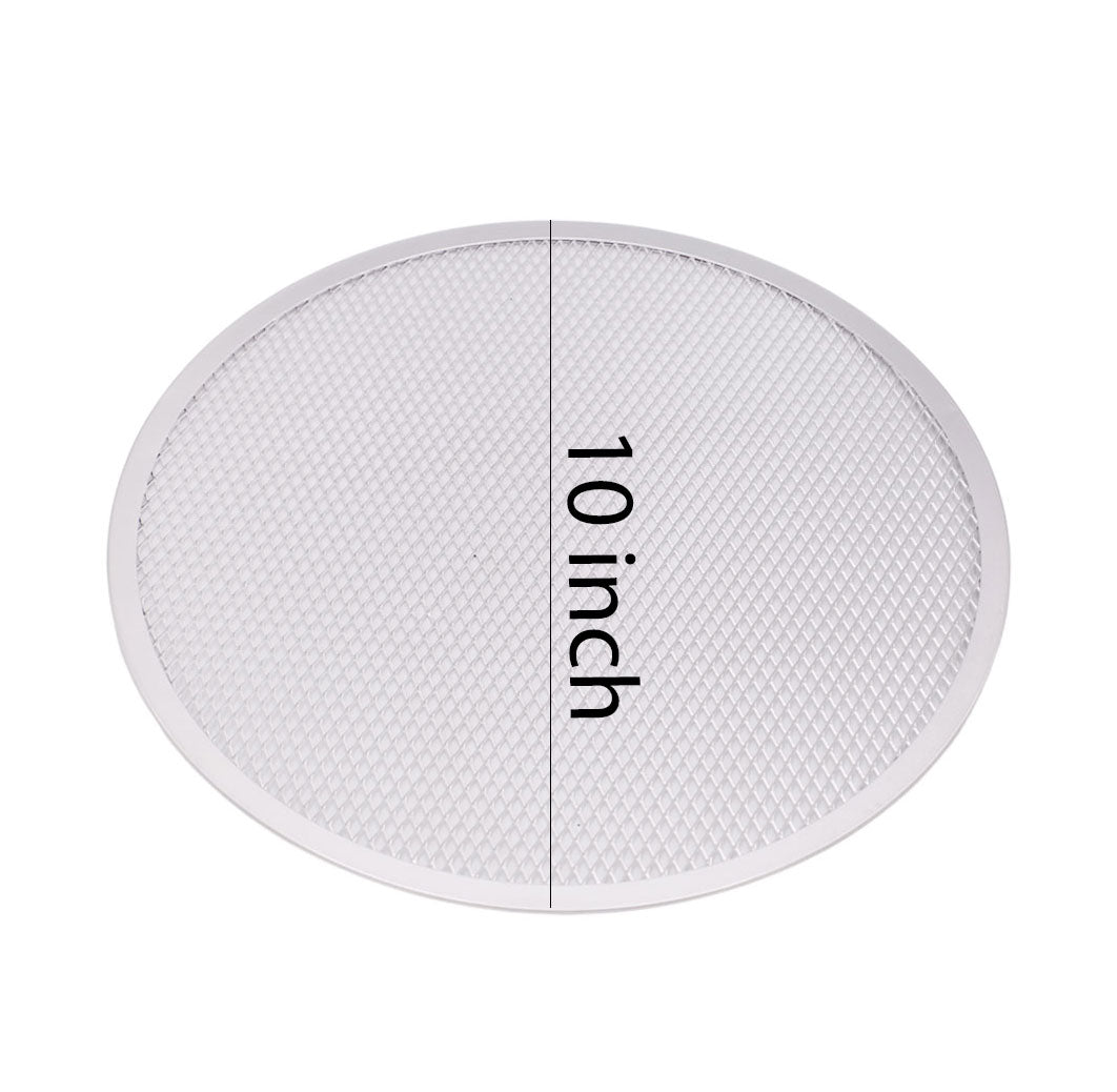 Round Pizza Mesh Plate Aluminium 10 Inch