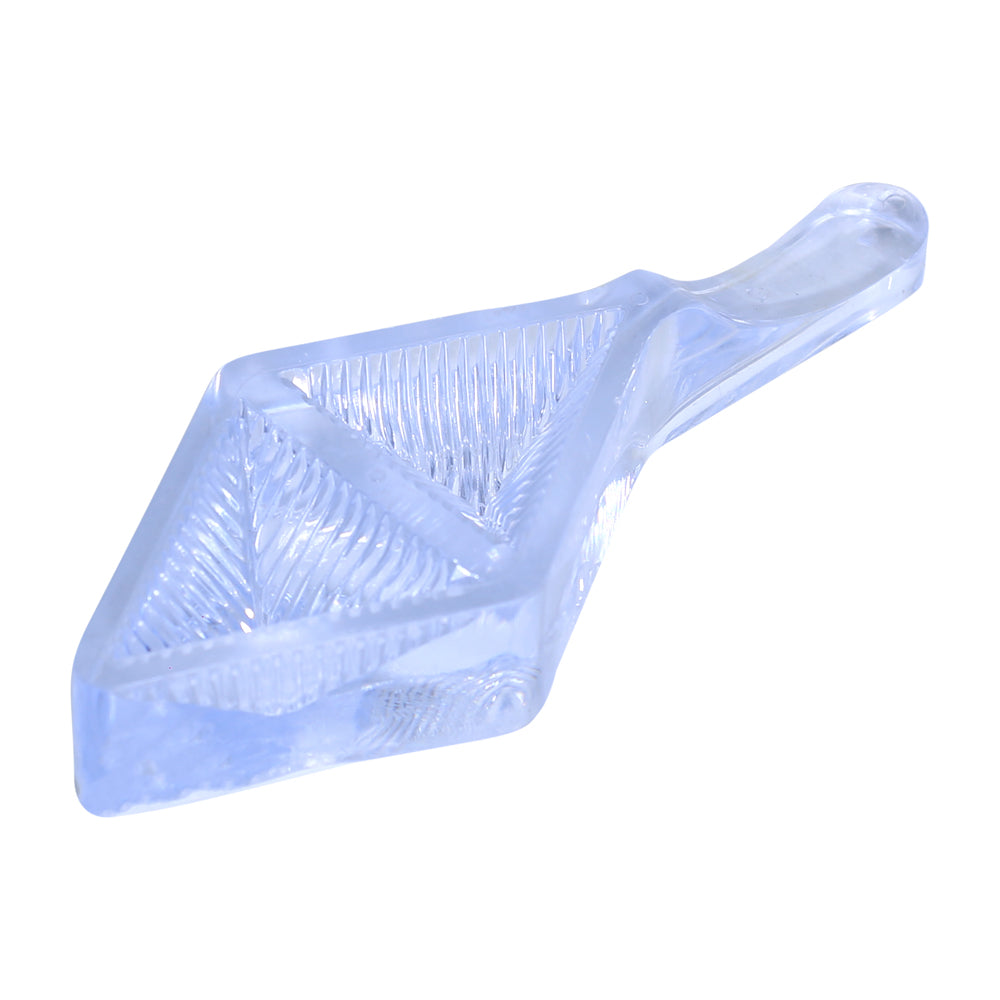 Textured Triangle Acrylic Cookie And Biscuit Mold 2 Cavity