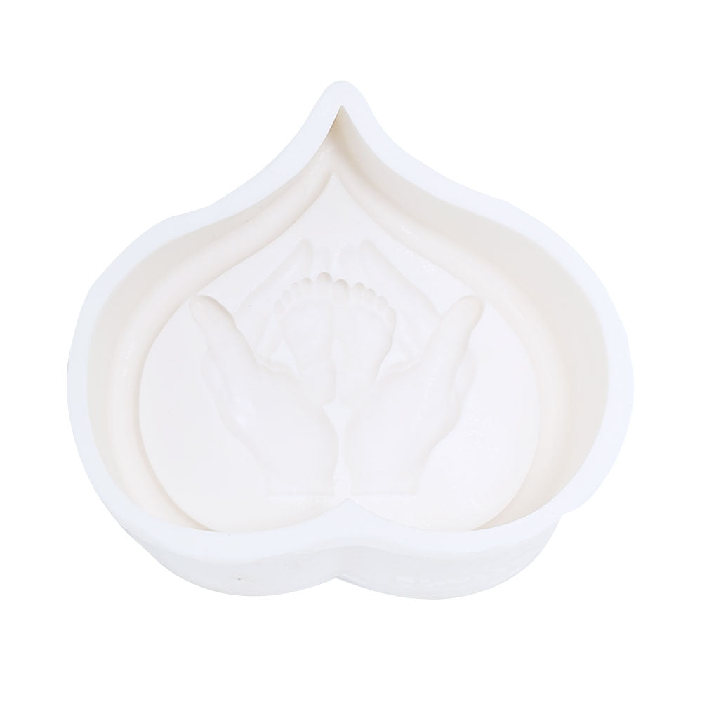 Hand And Foot Imprint Silicone Candle Mold