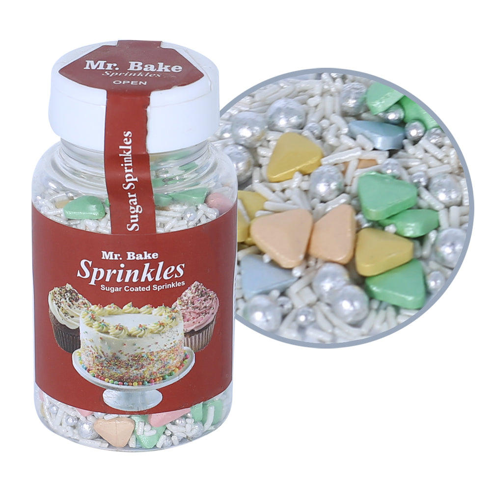 MR Bake Triangle,Pearls Sprinkles - (Multicolor) - MIX Size