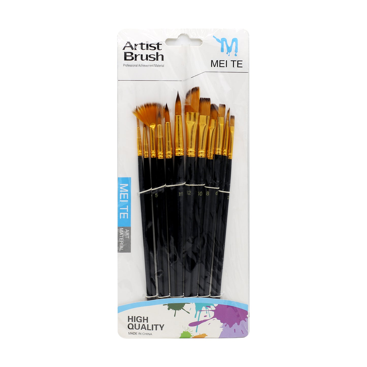Artist Paint Brush 12Pcs Set