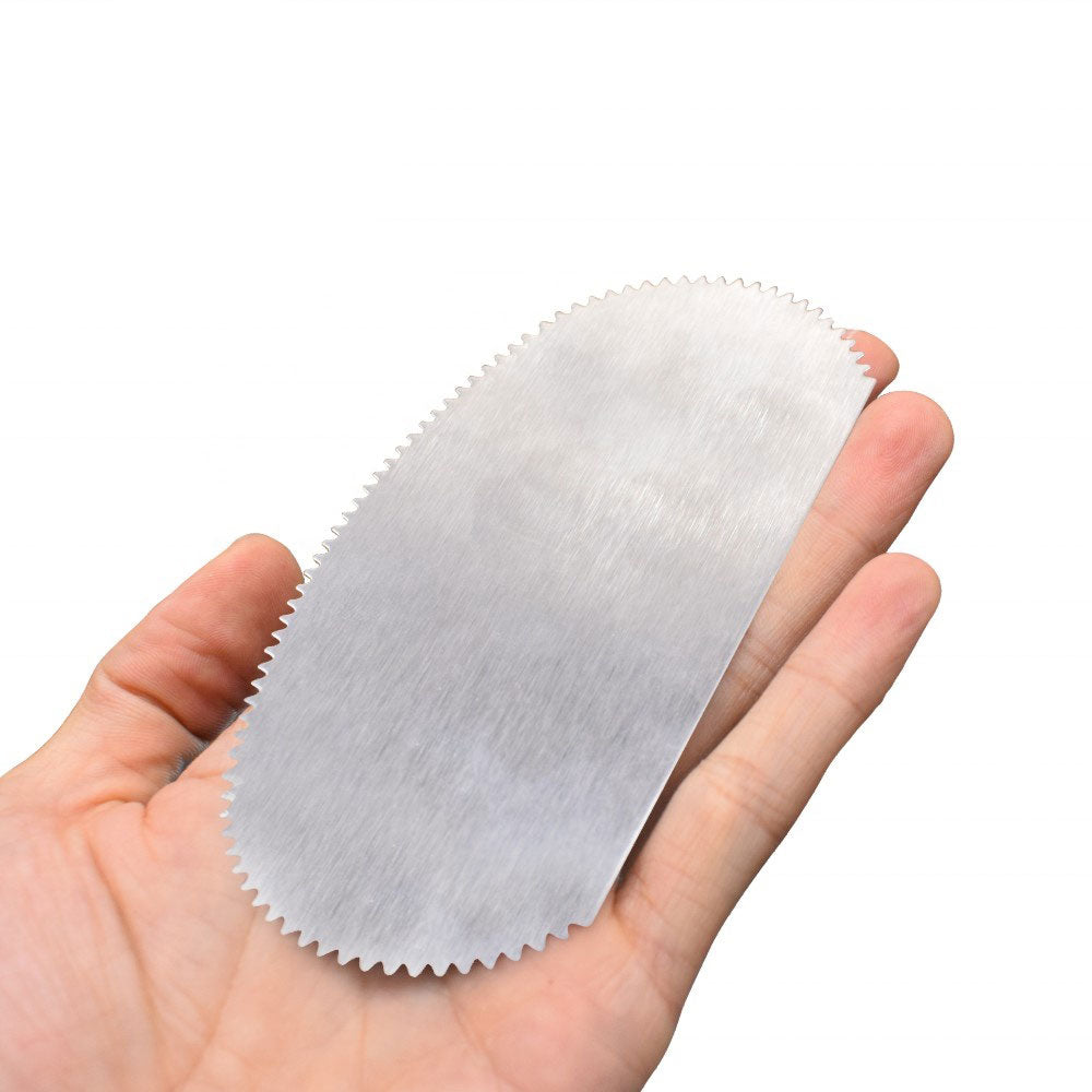 Stainless Steel Cake Comb Scraper (Pattern 7)