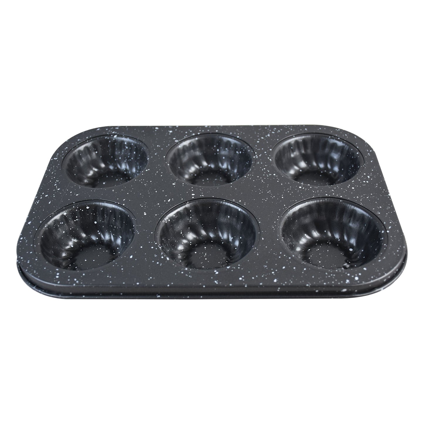 Spiral Shape Bundt Tray Non Stick 6 Cavity