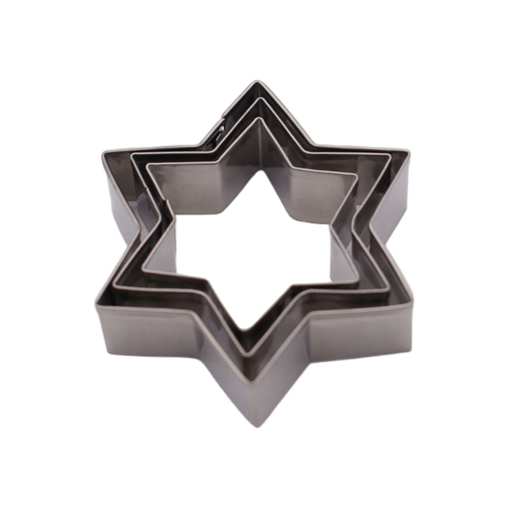 Stainless Steel Star Cookie Cutter 3Pcs Set