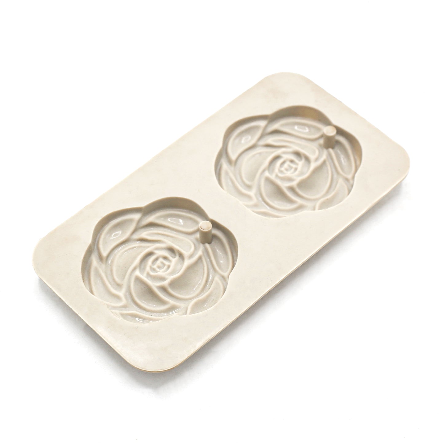 Rose Shape Silicone Mousse Cake & Baking Mold 2 Cavity