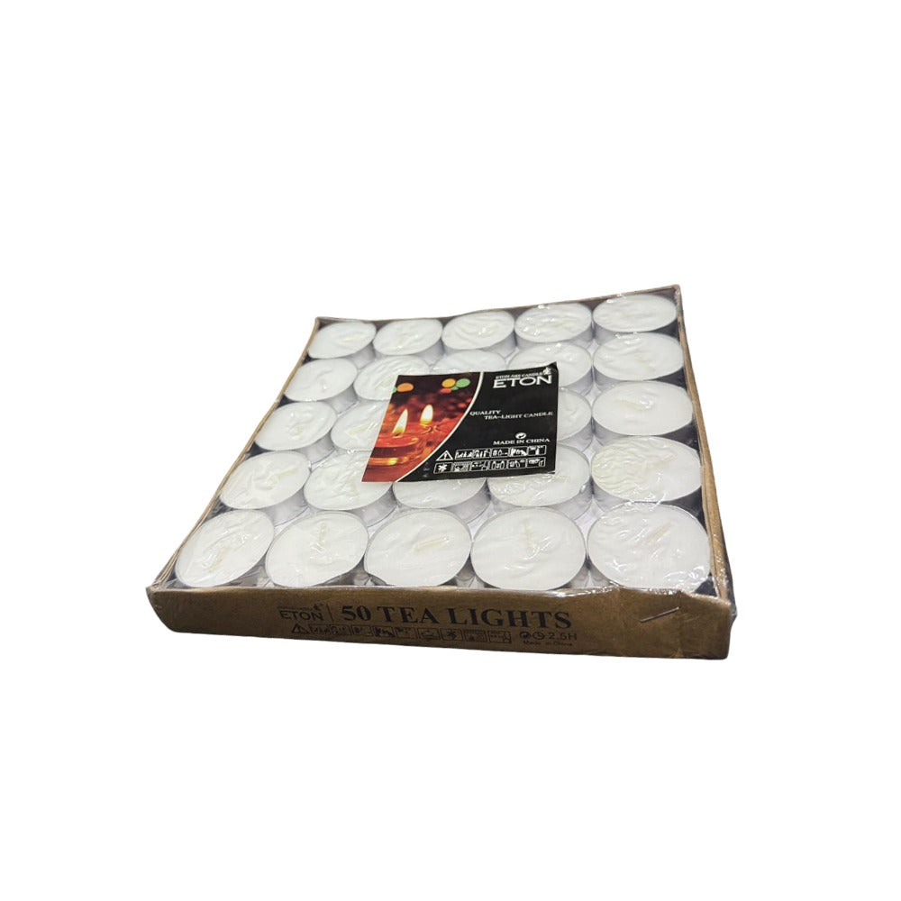 ETON Tea Light Candles – Pack of 25
