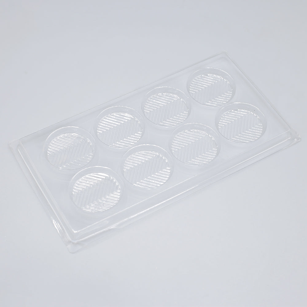 Round Acrylic And Chocolate Mold 8 Cavity