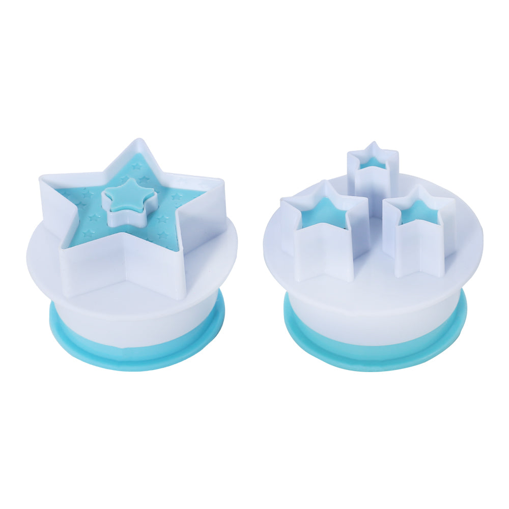 2 Design Star Plunger Cutter 2Pcs Set
