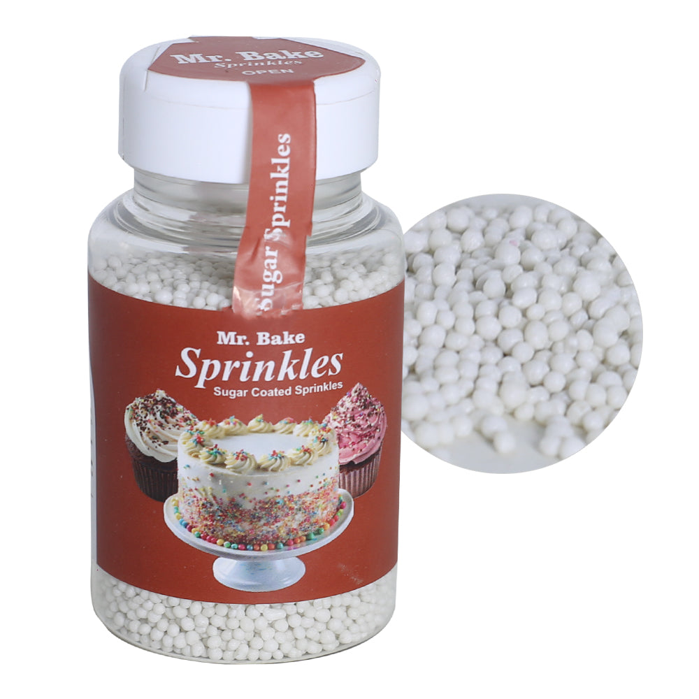 MR Bake Mini White Pearl- 90g Jar