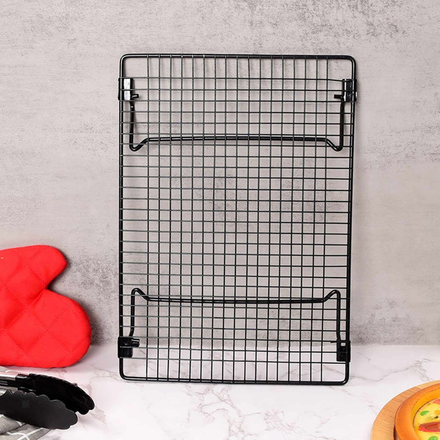 Cooling Rack Non Stick Rectangle 42x28cm With Stand