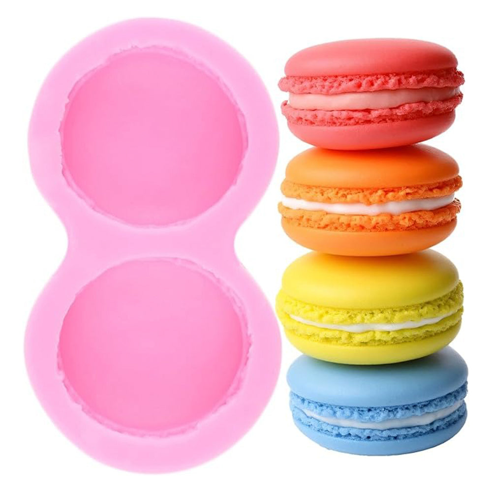 Macaron Silicone Fondant Mold 2 Cavity