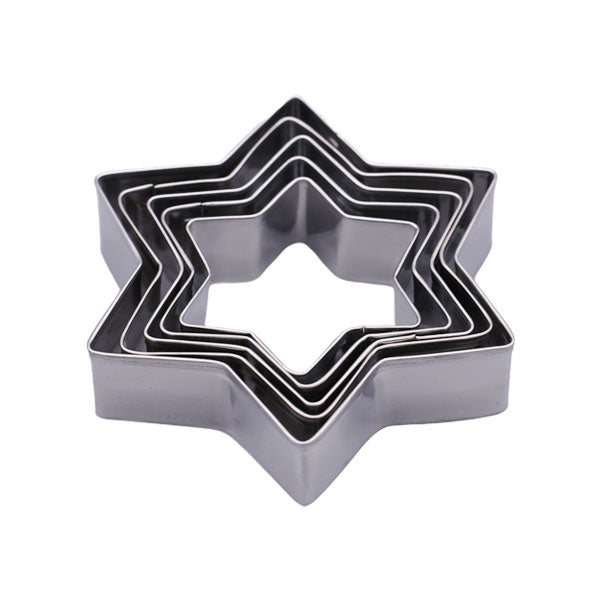 MINGJIAN Star Shape Stainless Steel Cookie Cutter 5Pcs Set