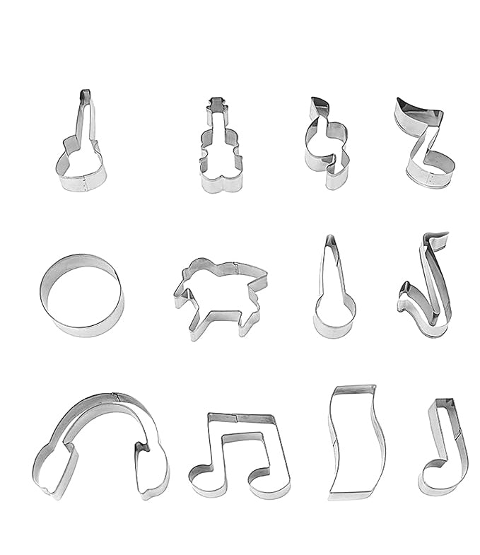 Music Cookie cutter 12Pcs Set