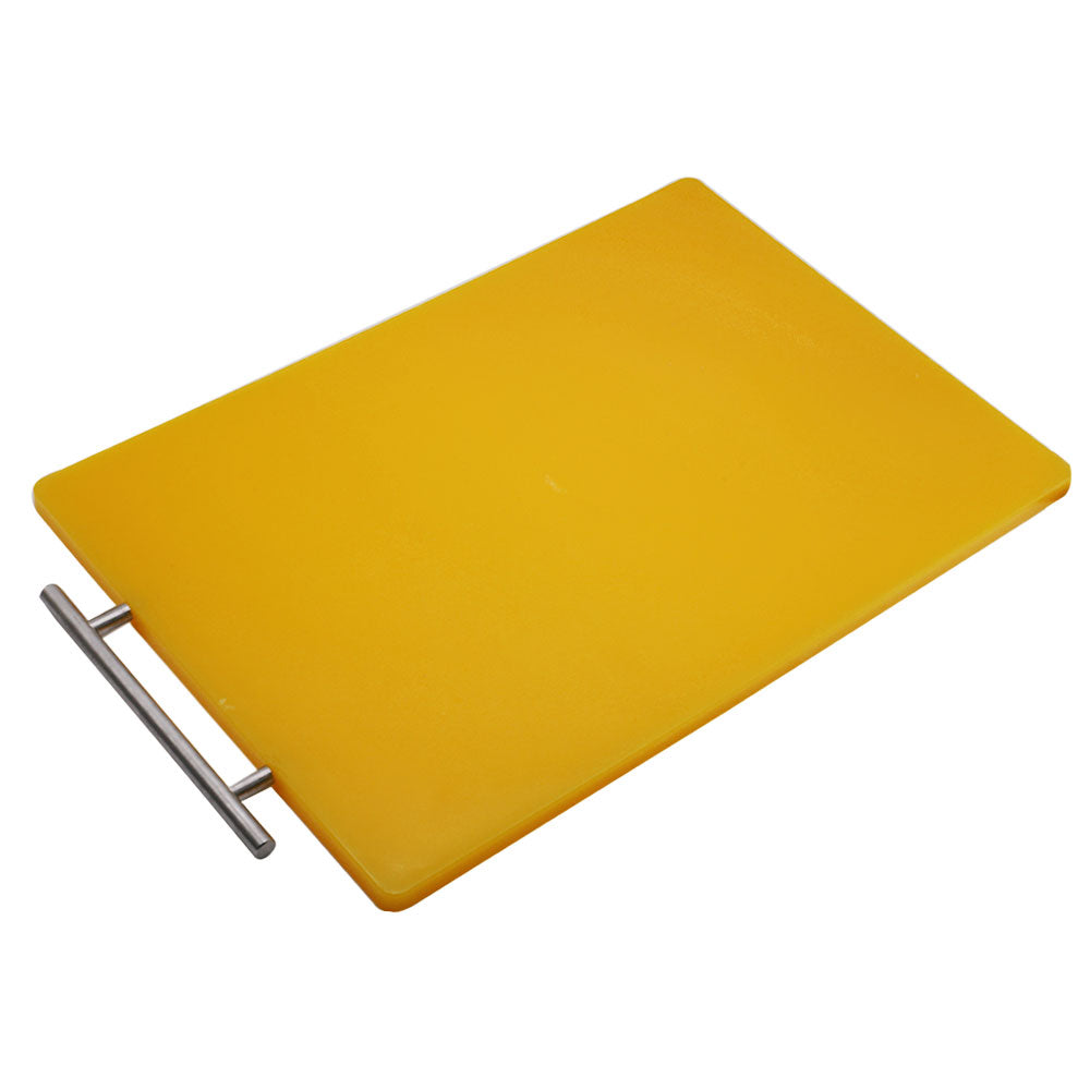 Durable Cutting Board 48x33cm with Stainless Steel Handle