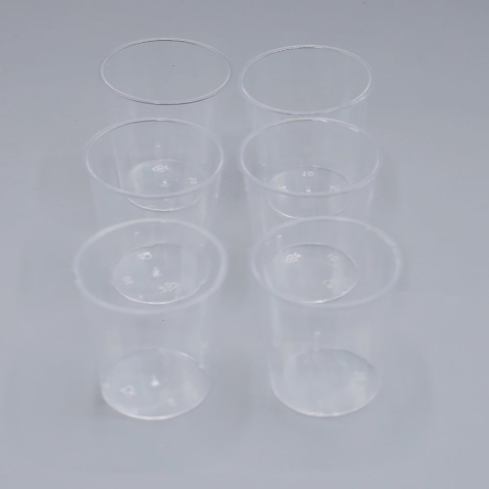 Round Shape Small Short Glass 6 Pcs Set