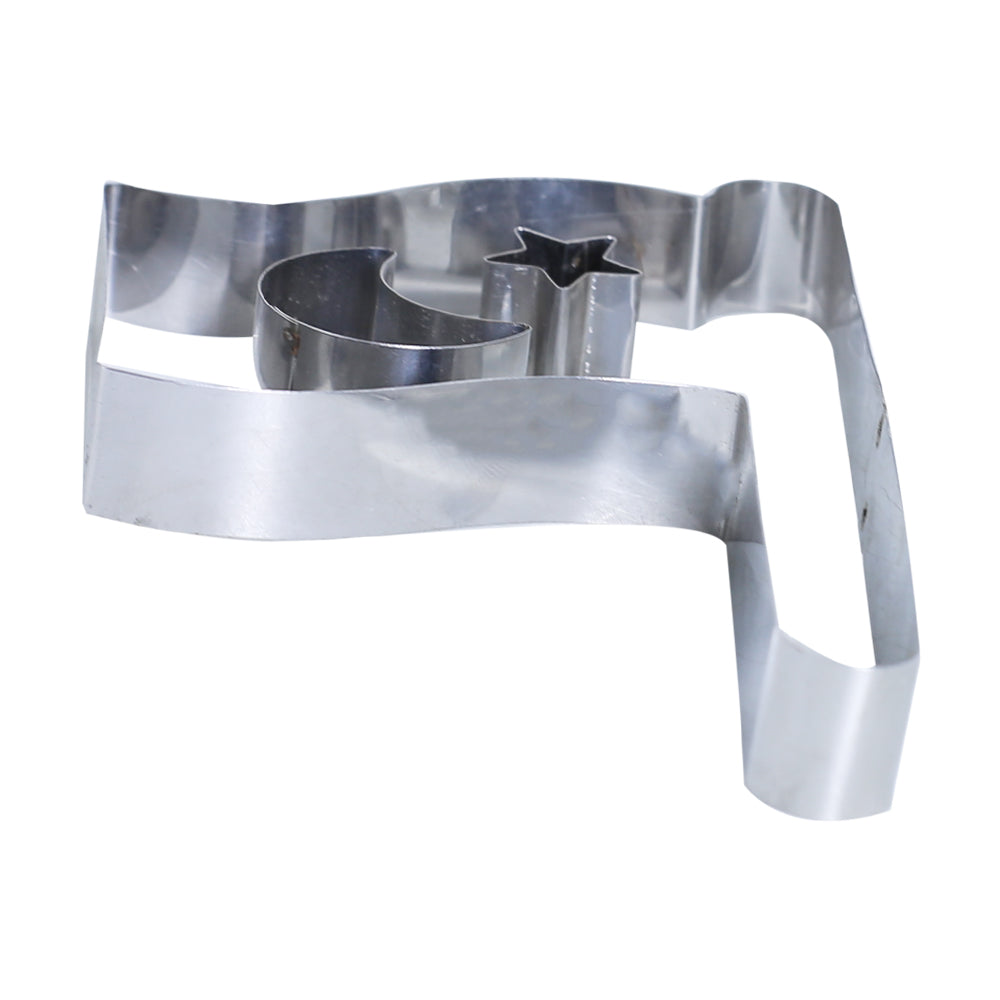 Flag,Star And Moon Cookie Cutter 3Pcs Set