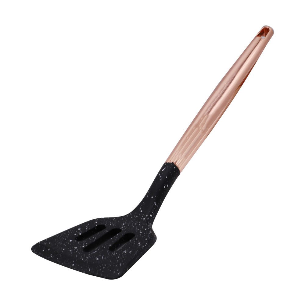 SHENGAYA Slotted Spatula Turner With Copper Handle