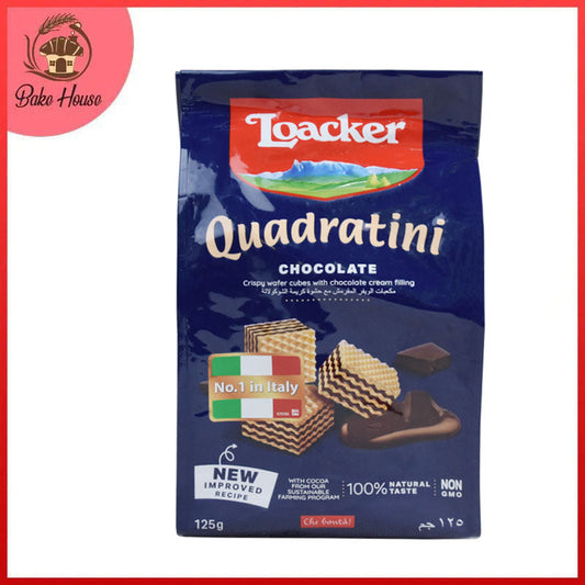 Loacker Quadratini Chocolate Wafer 125g