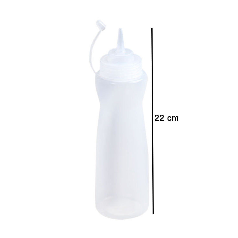 Sauce Ketchup Squeeze Plastic Bottle with Nozzle 22cm