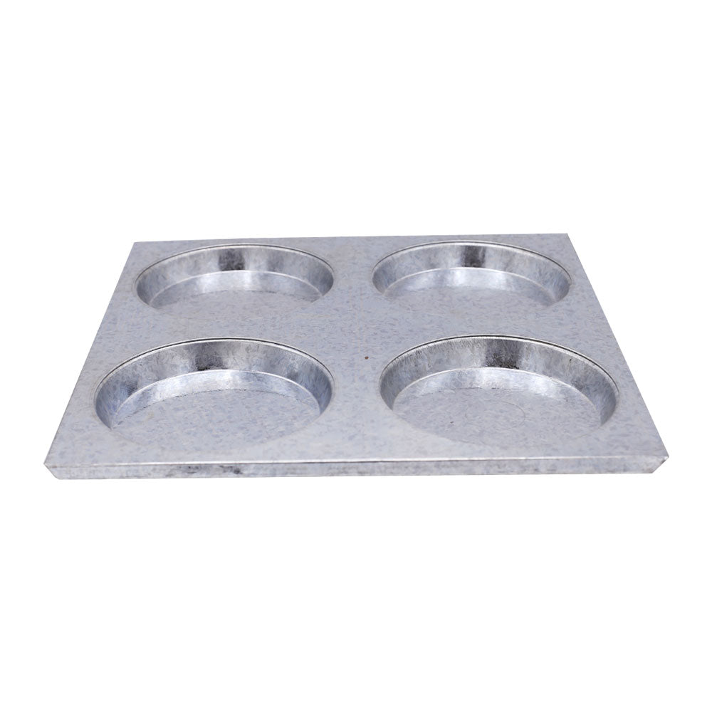 Burger Bun Baking Tray 4 Cavity