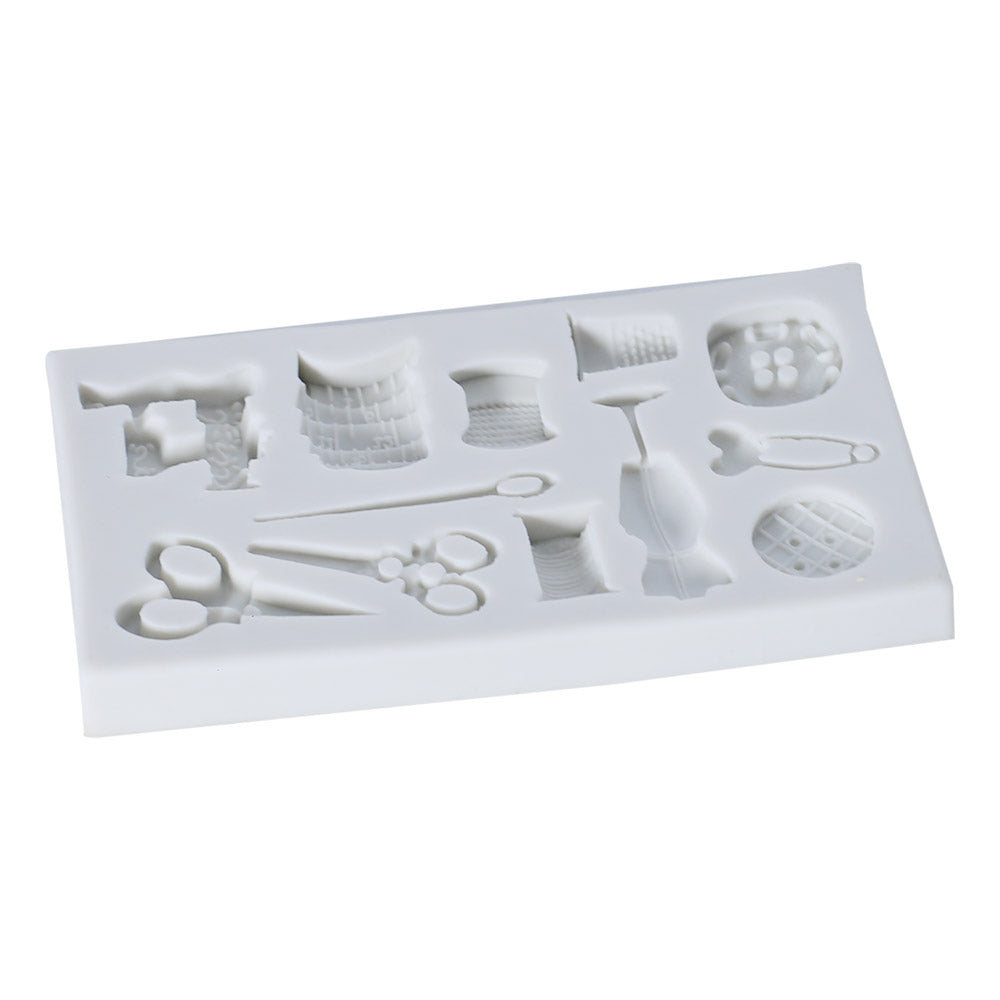 Tailor Accessories Silicone Fondant Mold 12 Cavity