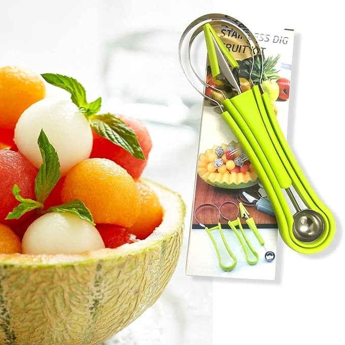 Stainless Steel Dig Fruit kit 3Pcs Set