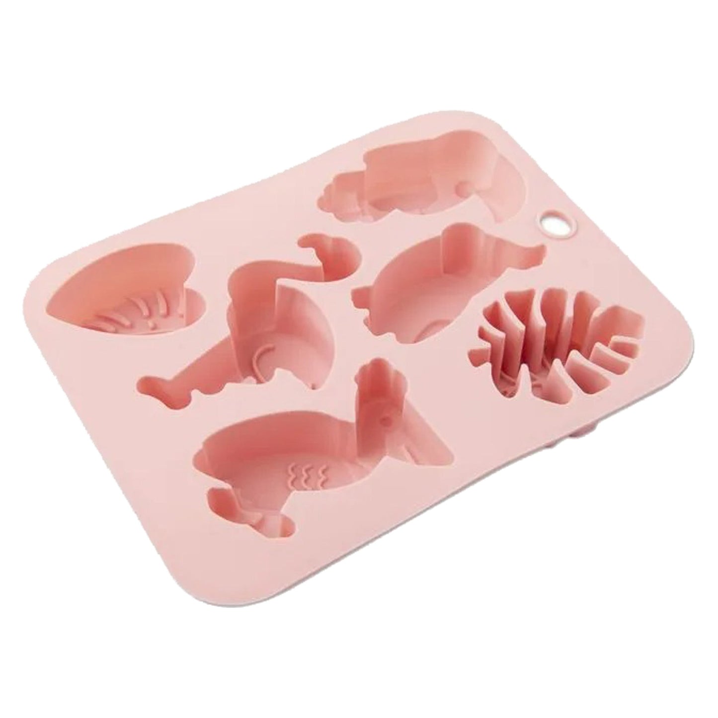 Tropical Birds & Leaves Silicone Fondant & Chocolate Mold 6 Cavity