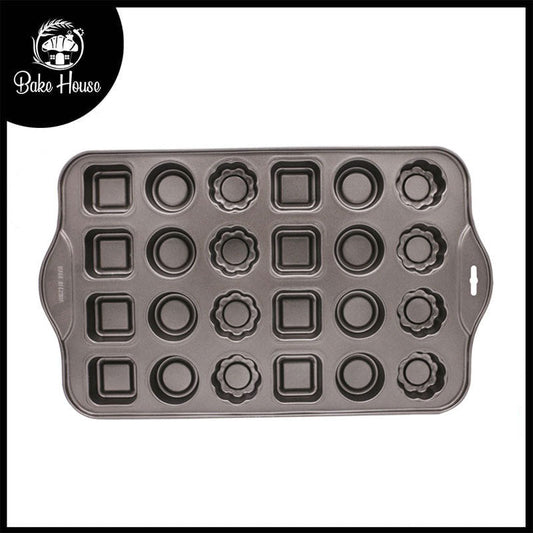 3 Shapes Muffin Cupcake Tray Non Stick 24 Cavity