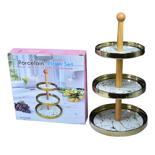 3 Tier Ceramic Cupcake Stand High Quality