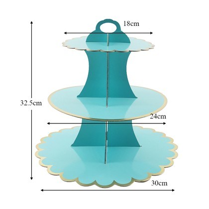 3 Tier Cupcake Board Stand