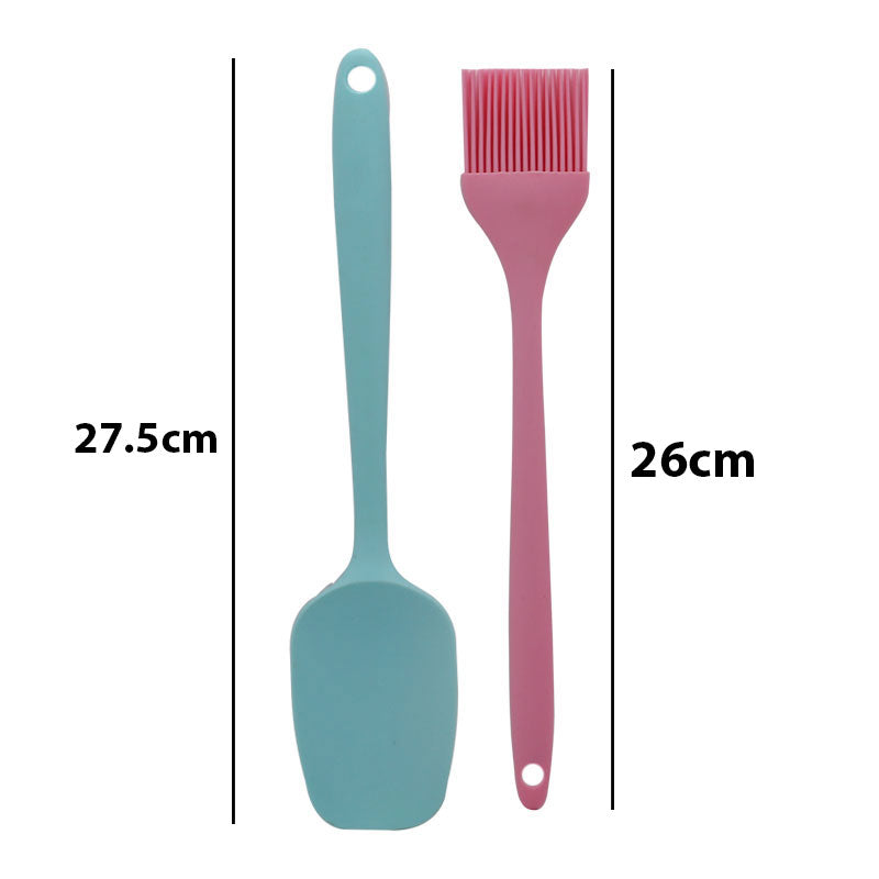 Silicone Spatula And Pastry Brush 2Pcs Set