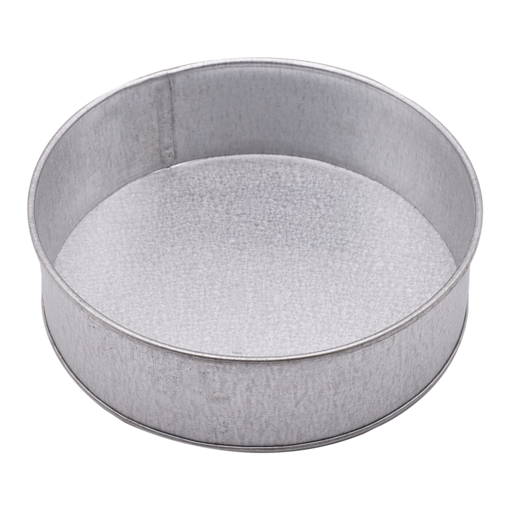 Round Cake Baking Mold Galvanized Steel Set Of 3Pcs